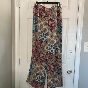 SHEIN Multicolor Wide Leg Pants